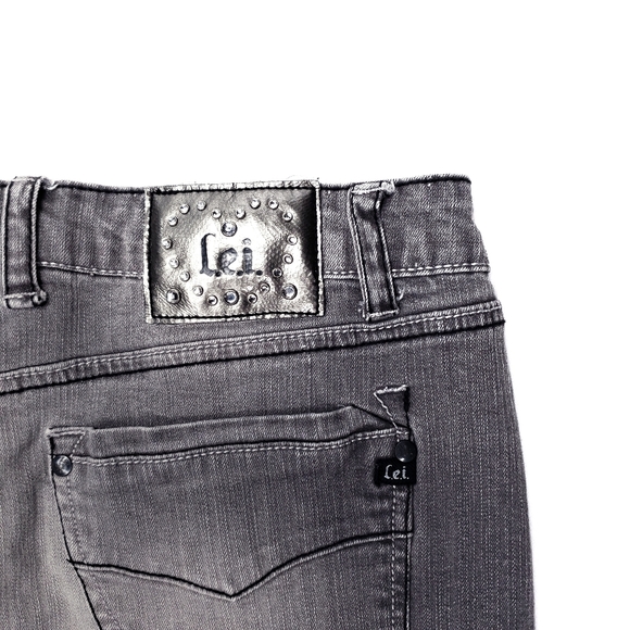 l.e.i. Vintage Haley Denim Mini Skirt - Picture 4 of 6